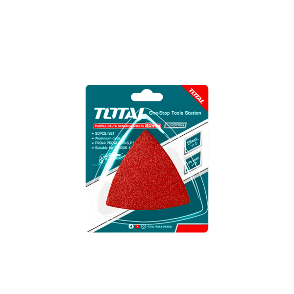 TOTAL SET LIJAS TRIANGULAR